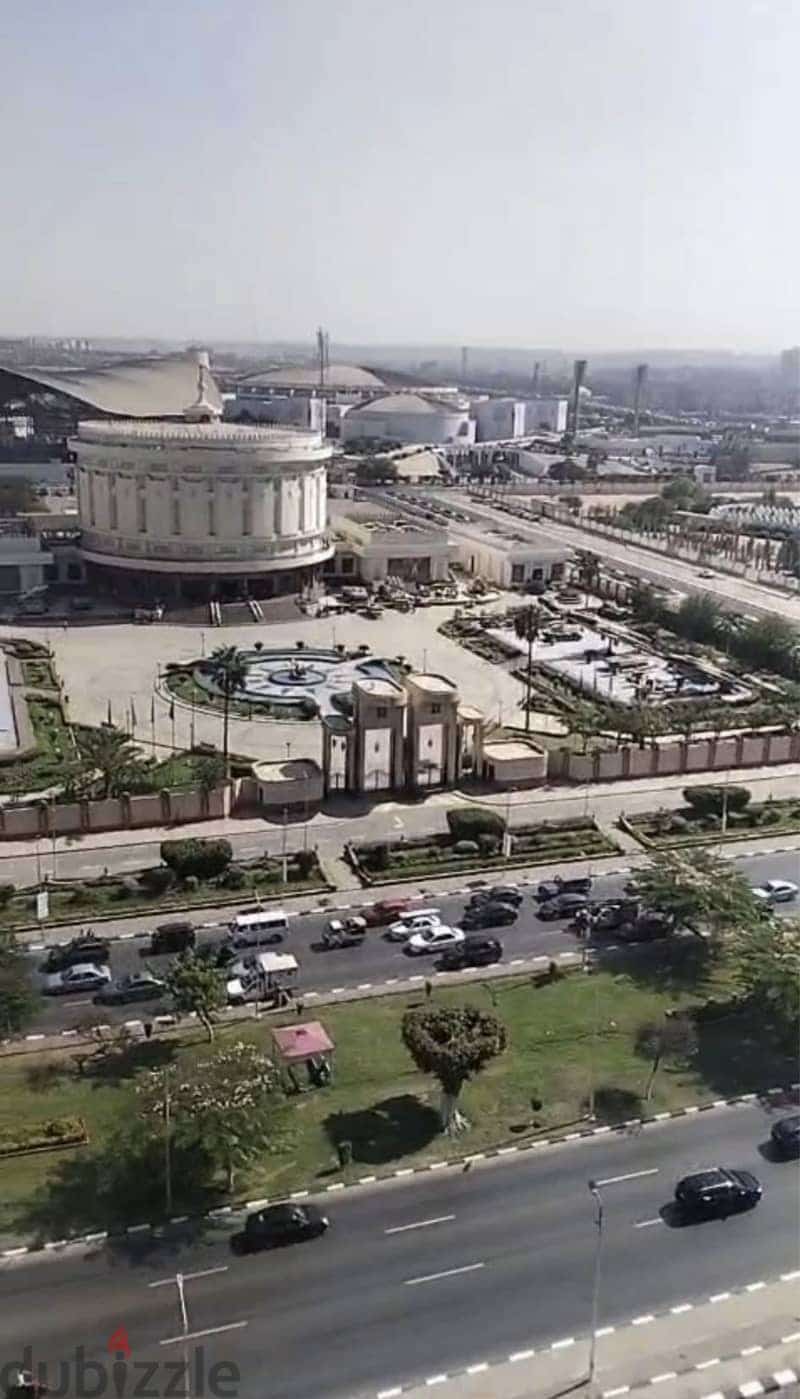 شقة للايجار بعمارات العبور صلاح سالم فيو بانوراما مكيفه 3غرف سوبر لوكس 1