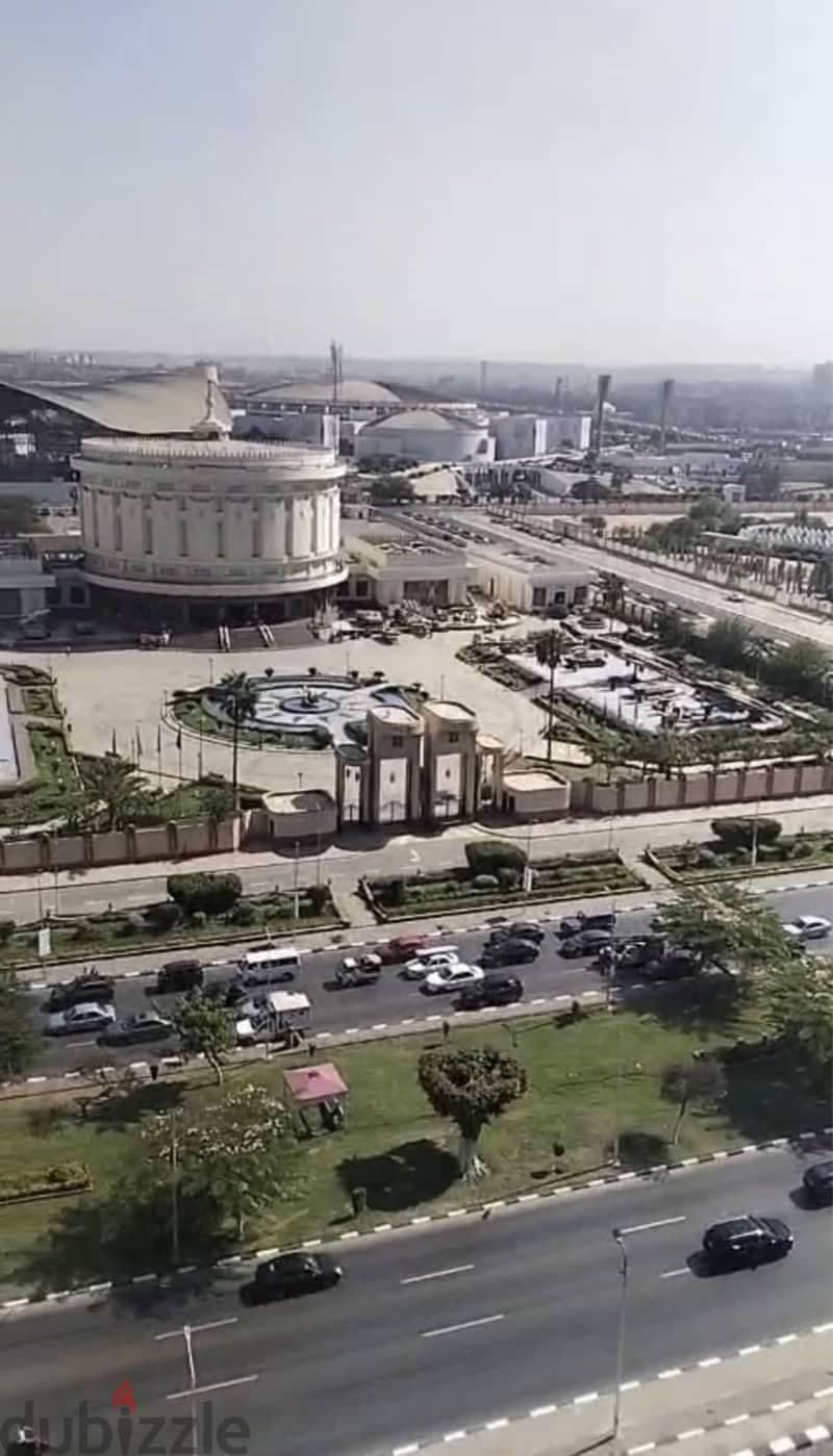 شقة للايجار بعمارات العبور صلاح سالم فيو بانوراما مكيفه 3غرف سوبر لوكس 1