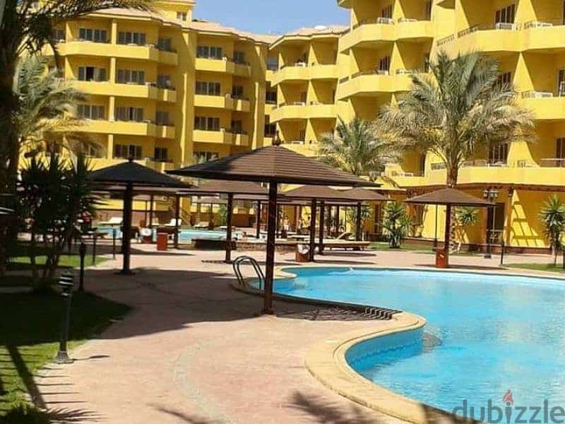 استديو للايجار اليومي بكمبوند البريتش ريزورت بالكوثر فيو حمام سباحه 1