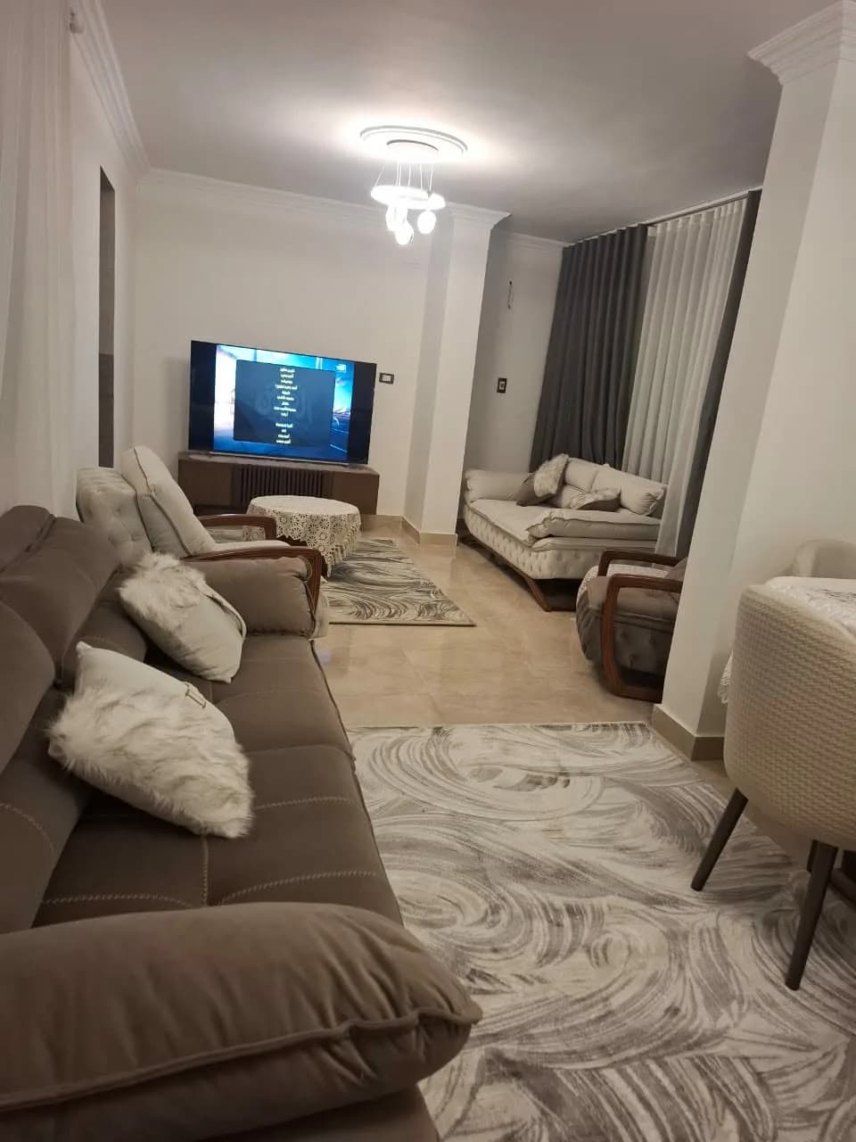 شقة مفروشة للإيجار – سموحة، الإسكندرية – 3 غرف نوم 1