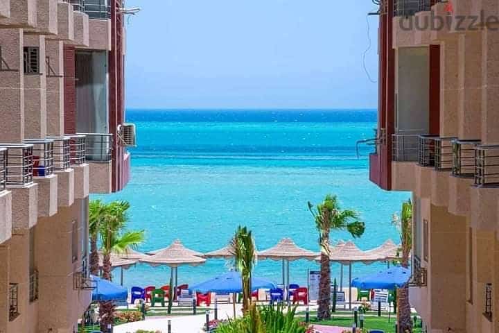 غرفه فندقيه للايجار فى كمبوند صف اول بحر 1
