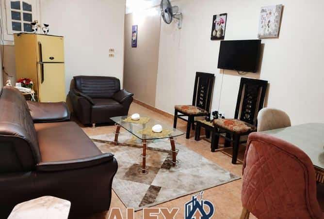 ستوديو مفروش للايجار في رشدي شارع سوريا مكيف 1