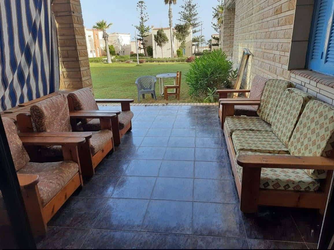 شاليه 3 غرف للإيجار بقرية مراقيا الساحل الشمالي 1